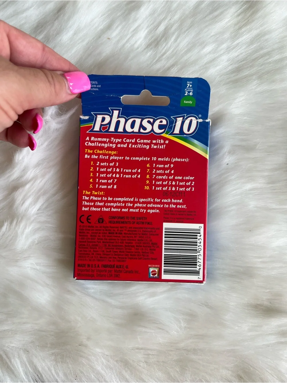 Phase 10 card game